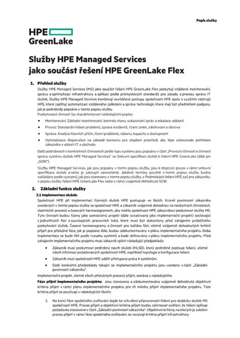 configuring hpe greenlake flex capacity services|HPE Managed Services as part of an HPE GreenLake Flex .
